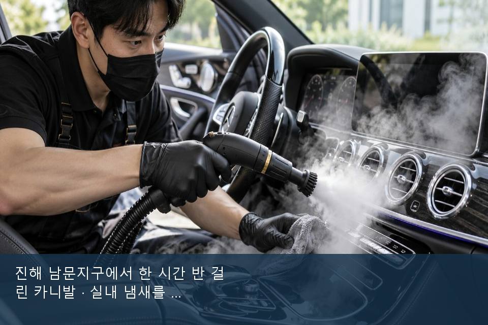 진해 남문지구에서 한 시간 반 걸린 카니발 · 실내 냄새를 연 기록