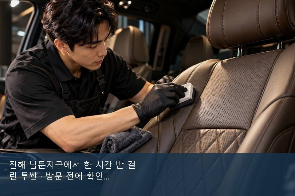 진해 남문지구에서 한 시간 반 걸린 투싼 · 방문 전에 확인한 것